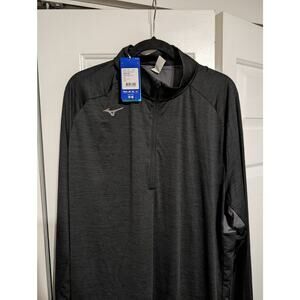 Mizuno Men’s Alpha Half Zip Running Jacket Moisture Management XXL 2XL NEW NWT